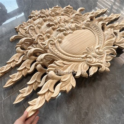 Ornate Carved Wood Appliques