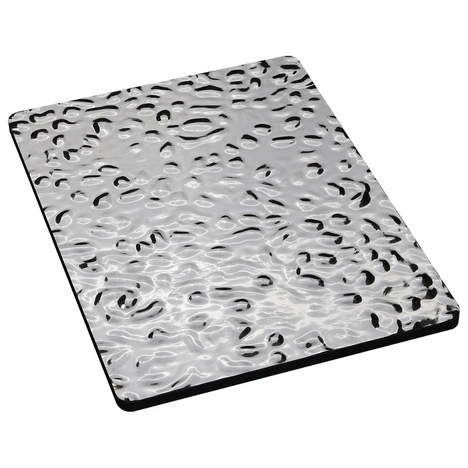 Factory Price Mirror PET Metal Texture Bamboo Charcoal Waterproof Solid Panels Background Wall Boards