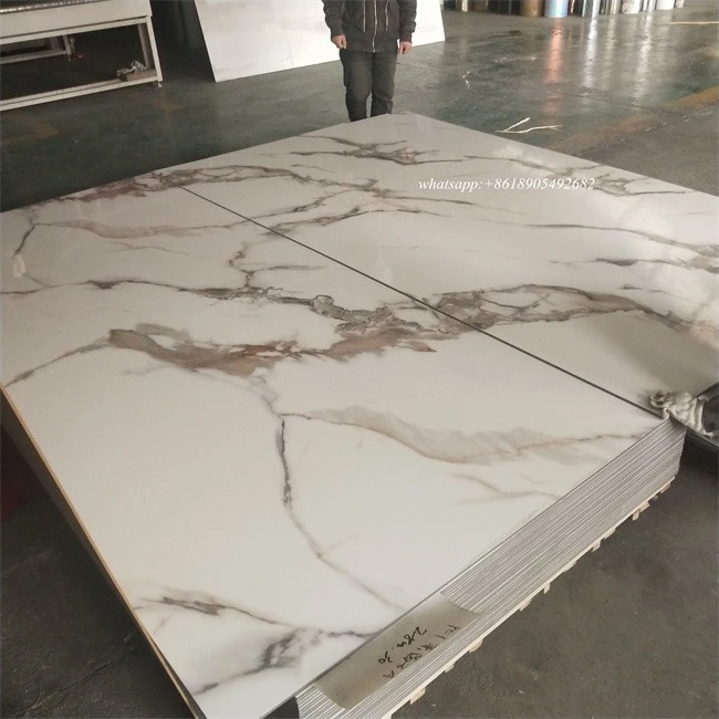 Glossy PET Marble Wall Panel PVC Marble Sheet