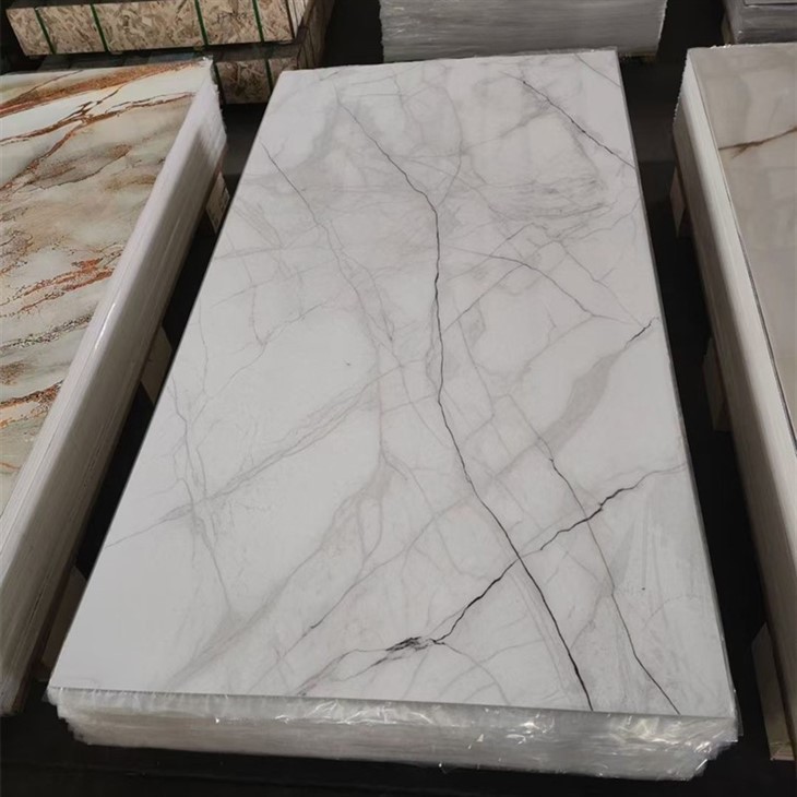 High Glossy UV Marble Sheets For TV Background Pvc Marble Panel Flexible Artificial UV Marble Sheets best