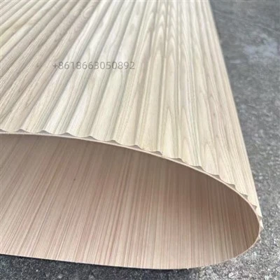 Elegant Curved Solid Wood Wall Panel