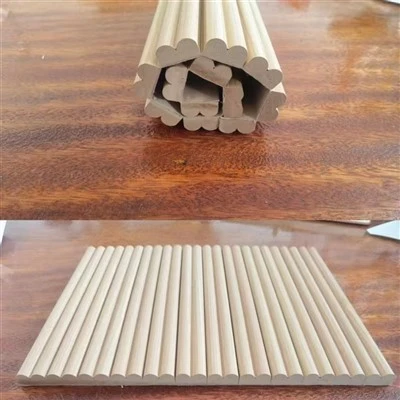 Modern MDF Wood Veneers Curved Wall Panels Wall Claddings Home Decor
