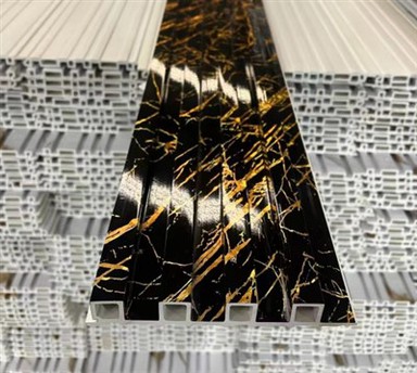 PVC Marble Salt Wpc Wall Panels Fluted Boards Cladding