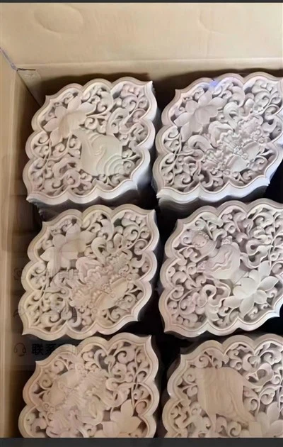 Wooden Carved Onlay Appliques