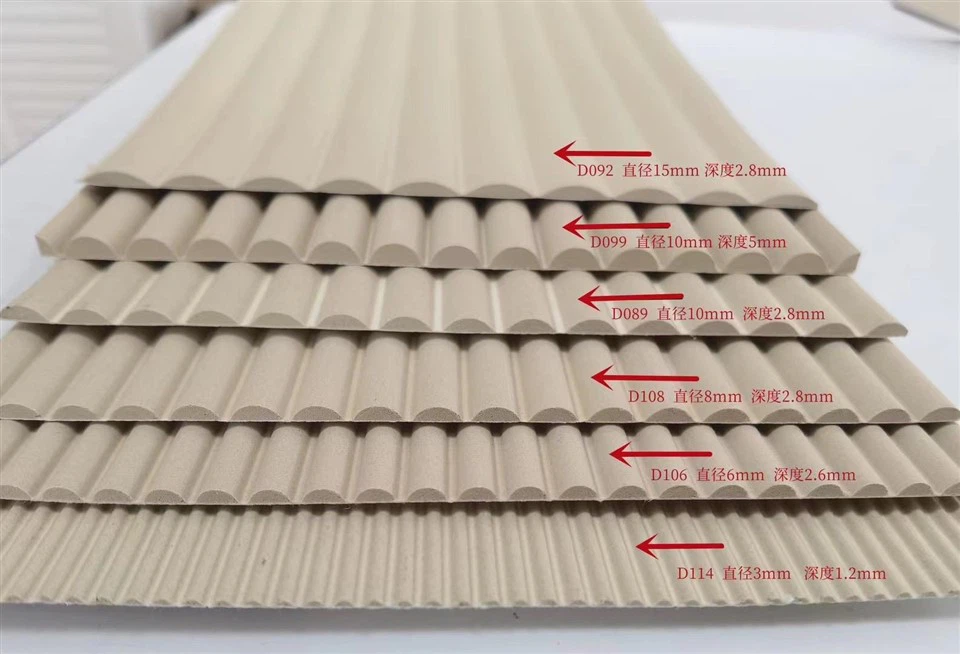 Tambour Half Round Flexible Rolled Furniture Panel