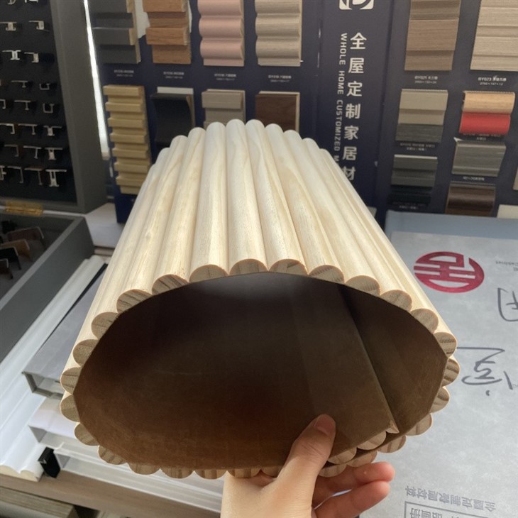 Wholesale Flexible Curved Fluted Wall Panel Furniture Bendable Board Solid Wood Bendable Wall Paneling suppliers